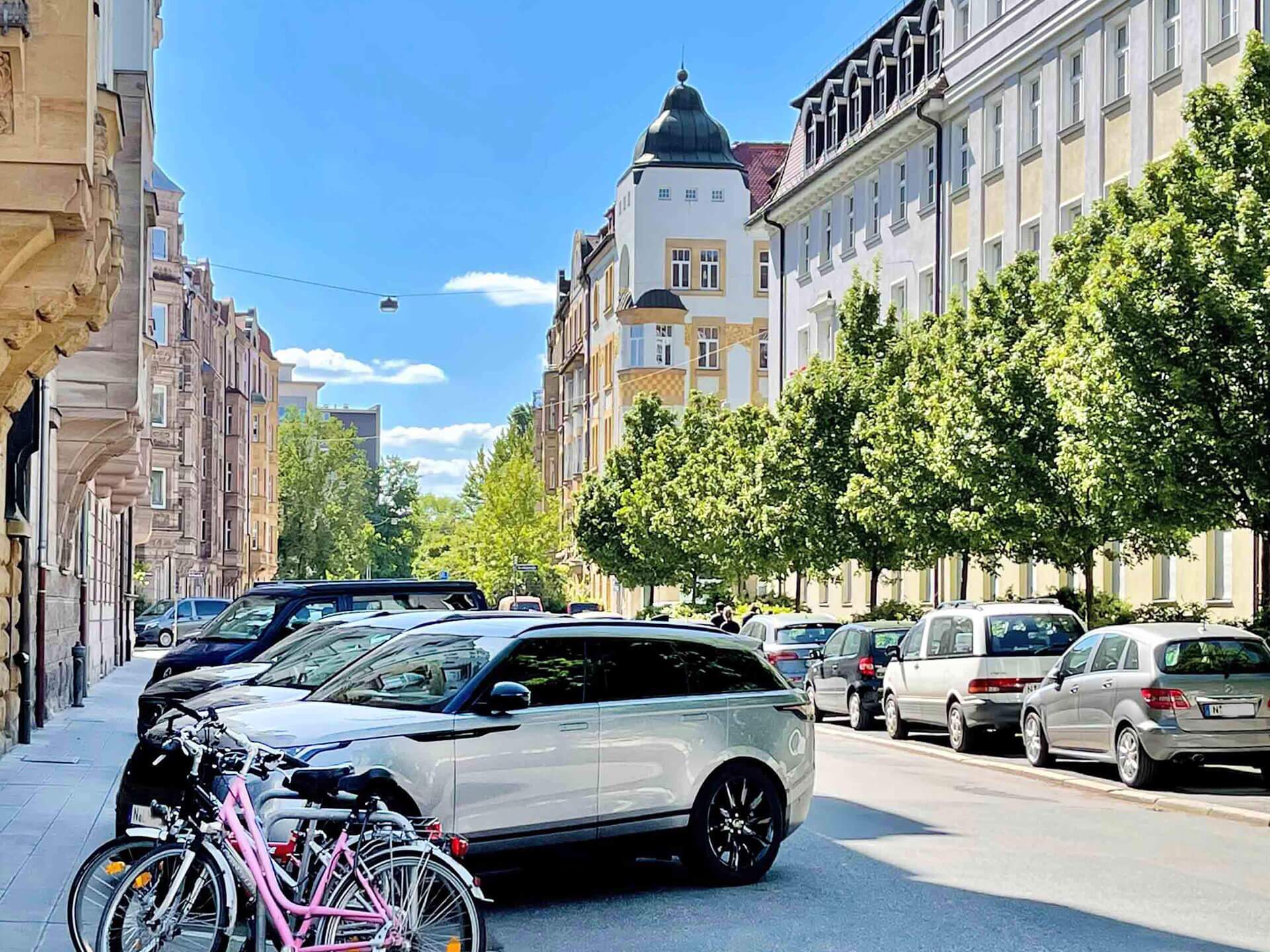 Eindruck Nürnberg-Gärten hinter der Veste